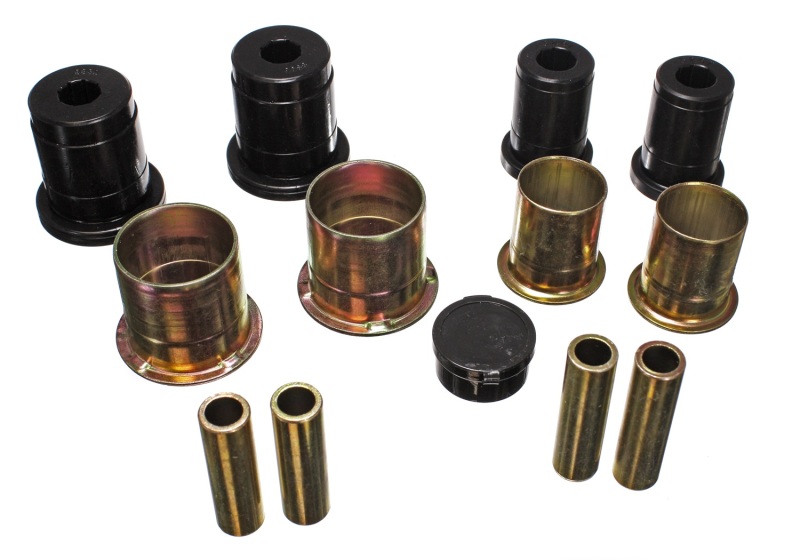 Ford Mustang Control Arm Bushings - Front - Energy Suspension - Hyper-Flex Performance Polyurethane - Black - `94-`04
